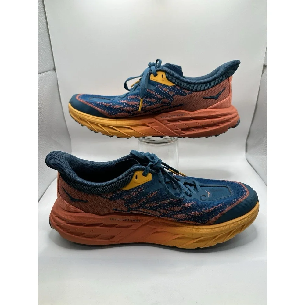 Size 8.5 - Hoka One One HOKA Speedgoat 5 Blue Coral Camellia W - Picture 2 of 10
